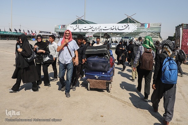 مرز شلمچه در آستانه اربعین