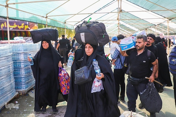 مرز شلمچه در آستانه اربعین