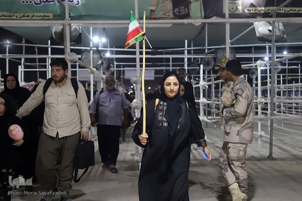 تردد شبانه زوار در مرز شلمچه