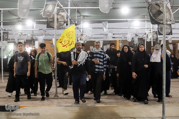 تردد شبانه زوار در مرز شلمچه