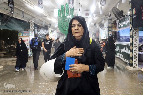 تردد شبانه زوار در مرز شلمچه