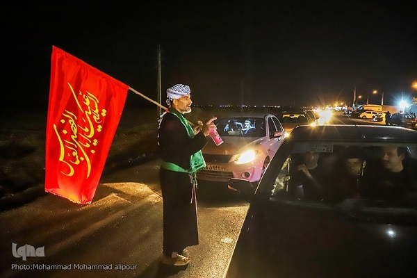 خدمت‌رسانی شبانه‌روزی مواکب حسینی به زوار در چذابه