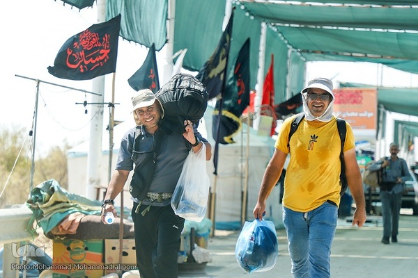 بازگشت زوار اربعین از مرز شلمچه