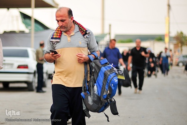 بازگشت زوار اربعین از مرز شلمچه