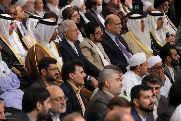 دیدار مسئولان نظام، سفرای کشور‌های اسلامی و میهمانان کنفرانس وحدت