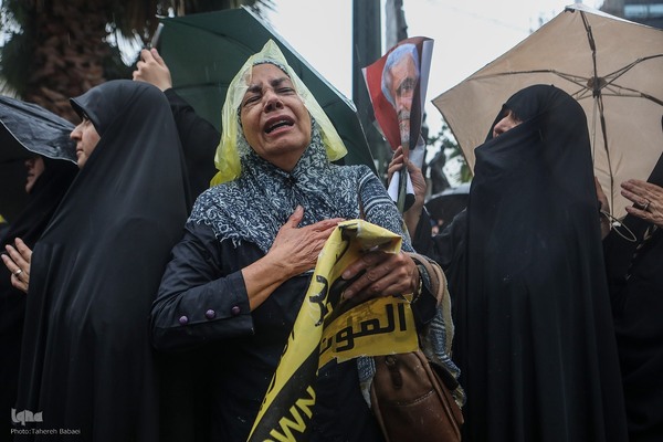 اجتماع «آغاز نصرالله» در میدان فلسطین تهران