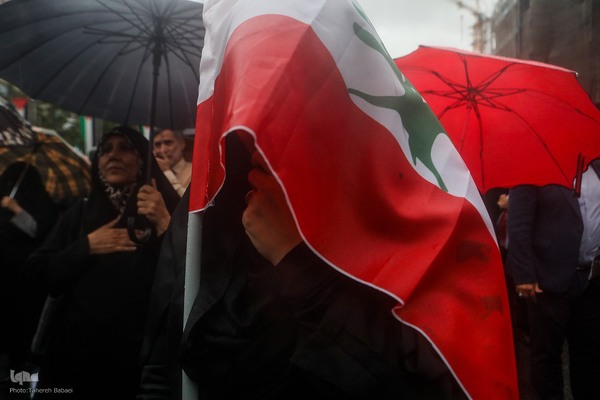 اجتماع «آغاز نصرالله» در میدان فلسطین تهران