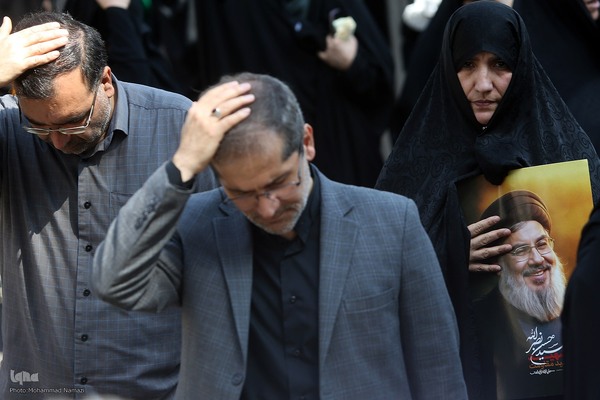 تجمع بزرگ فرهنگیان و دانش آموزان در حمایت از حزب الله لبنان