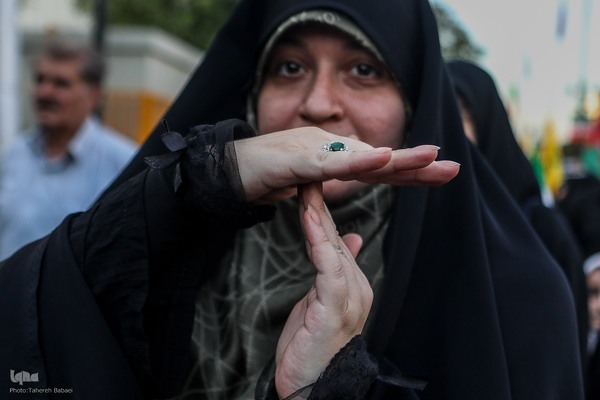 تجمع بزرگ مردم تهران برای اعلام حمایت از اجرای عملیات «وعده صادق ۲»