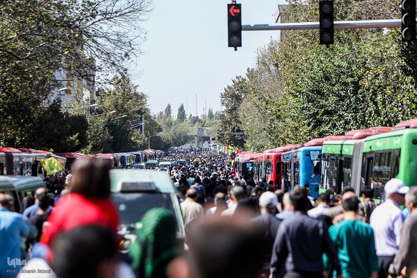 حضور پرشور مردم در نماز جمعه تهران