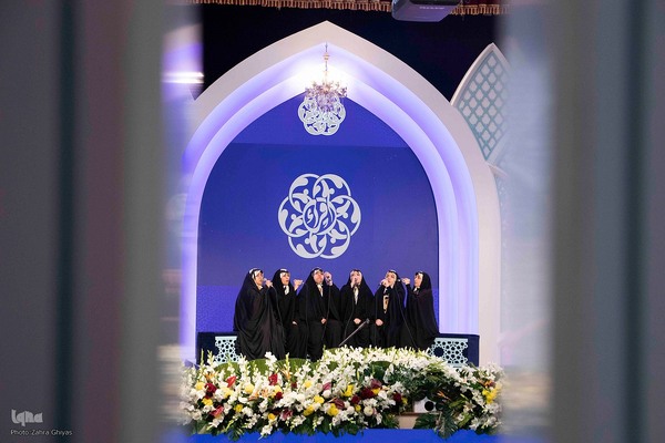 رقابت قرآنی بانوان همخوان در مصلی تبریز