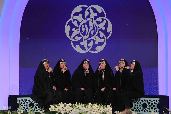 رقابت قرآنی بانوان همخوان در مصلی تبریز