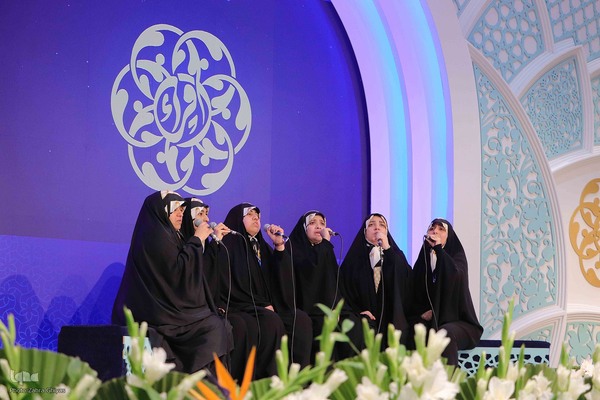 رقابت قرآنی بانوان همخوان در مصلی تبریز