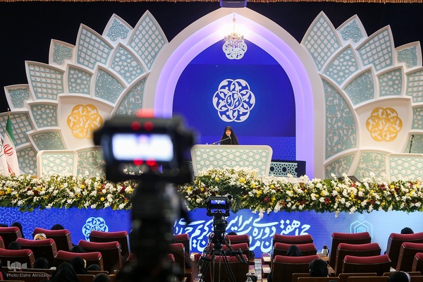 پنجمین شب مسابقات سراسری قرآن در بخش بانوان