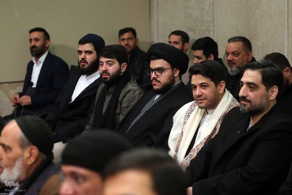 دیدار جمعی از مداحان و شاعران اهل‌بیت‌ (ع) با رهبر معظم انقلاب