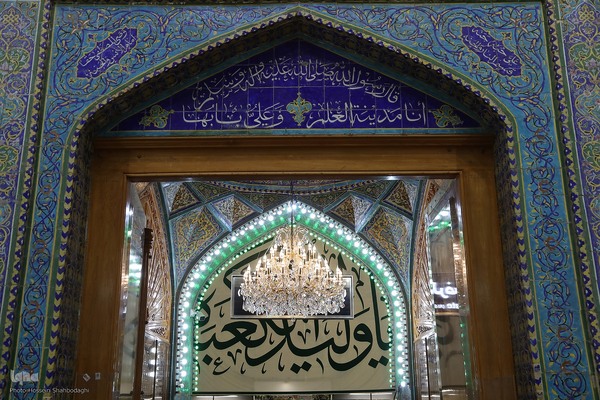 حرم امیرالمومنین علی(ع) در شب ولادت آن حضرت