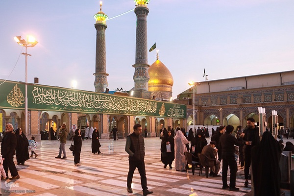 حال و هوای حرم حضرت عبدالعظیم حسنی در روز ولادت امام علی(ع)