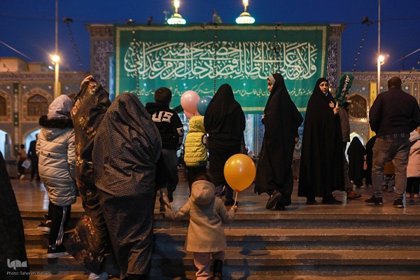 حال و هوای حرم حضرت عبدالعظیم حسنی در روز ولادت امام علی(ع)