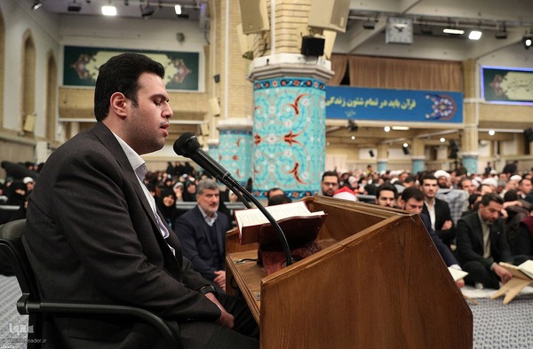 دیدار شرکت‌کنندگان مسابقات بین‌المللی قرآن کریم با رهبر معظم انقلاب