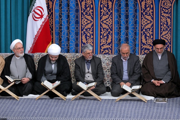 دیدار شرکت‌کنندگان مسابقات بین‌المللی قرآن کریم با رهبر معظم انقلاب
