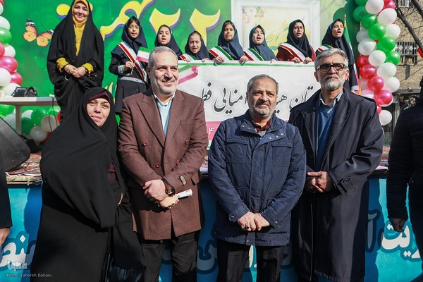 حضور علیرضا کاظمی؛ وزیر آموزش و پرورش در مراسم یوم‌الله ۲۲ بهمن