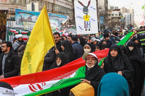 راهپیمایی ۲۲ بهمن درتهران