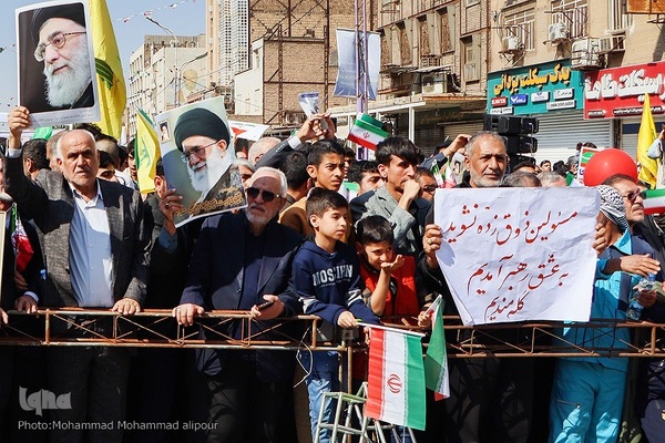 راهپیمایی روز ۲۲ بهمن در اهواز 