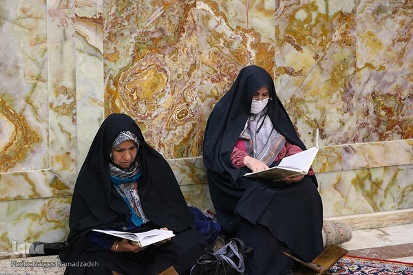 آیین جز‌ءخوانی قرآن در حسینیه رضوی اصفهان