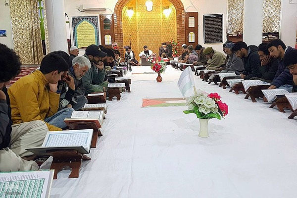 محفل انس با قرآن کریم در کشمیر هند