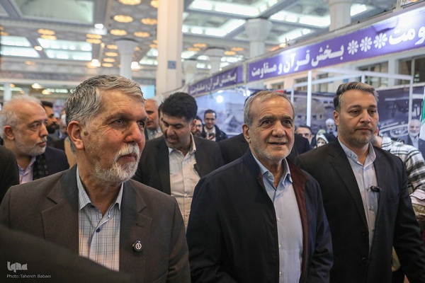 بازدید رئیس جمهور لز نمایشگاه قرآن کریم