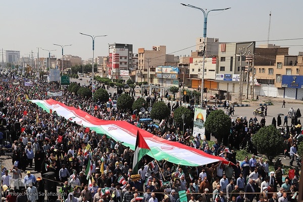 راهپیمایی روز قدس در اهواز