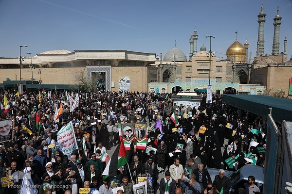 راهپیمایی روز قدس در قم