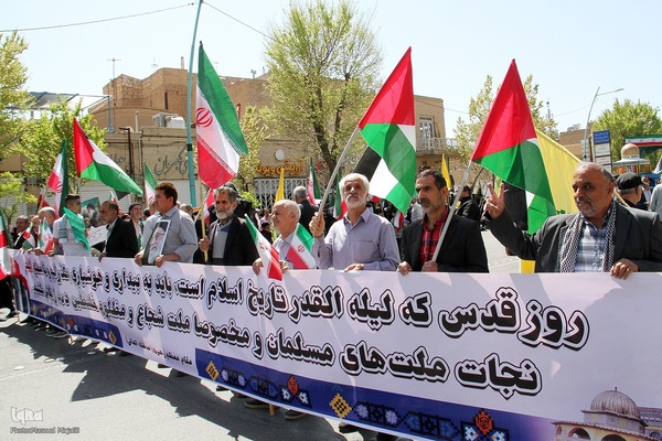 راهپیمایی روز قدس در یزد