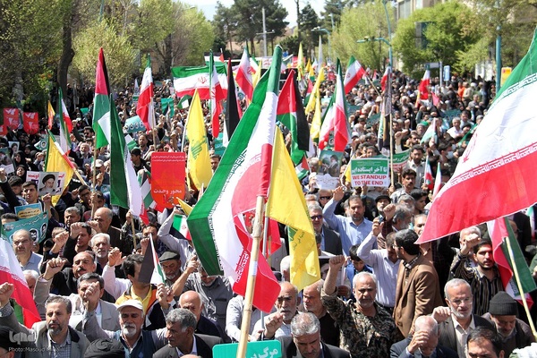 راهپیمایی روز قدس در یزد
