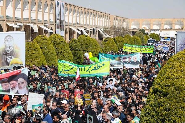 راهپیمایی روز قدس در اصفهان