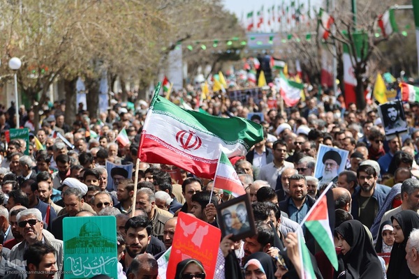 راهپیمایی روز جهانی قدس در همدان