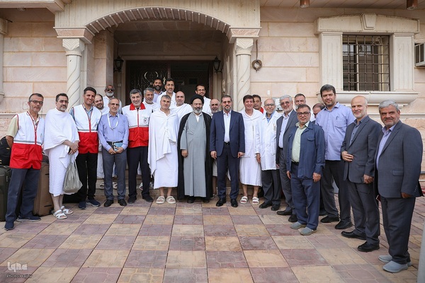 بازدید سرپرست حجاج ایرانی از مرکز پزشکی هلال احمر در مدینه