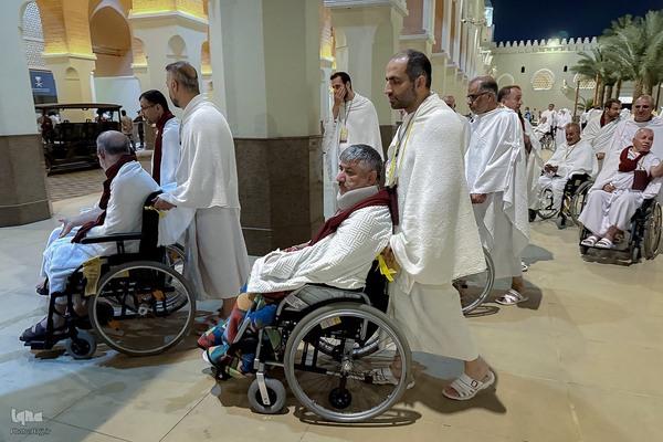 کاروان ویژه جانبازان احرام بستند و عازم بیت الله الحرام شدند