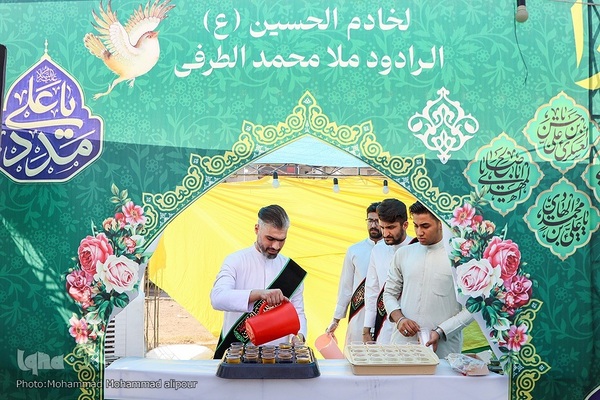 مشایه غدیر و حمایت مردم خوزستان از عملیات وعده صادق ۳