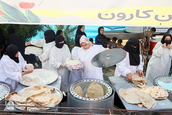 مشایه غدیر و حمایت مردم خوزستان از عملیات وعده صادق ۳