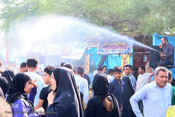 مشایه غدیر و حمایت مردم خوزستان از عملیات وعده صادق ۳