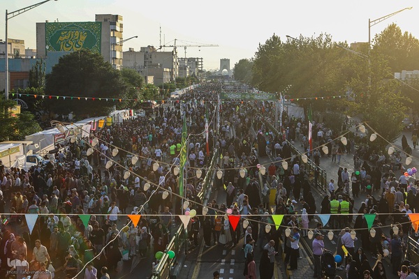 خروش غدیری مردم ایران؛ این بار برای فتح خیبر زمان