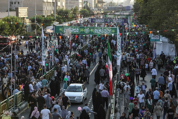 خروش غدیری مردم ایران؛ این بار برای فتح خیبر زمان