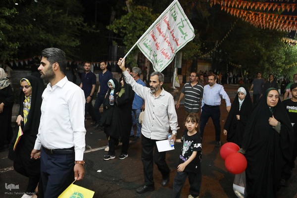 خروش غدیری مردم ایران؛ این بار برای فتح خیبر زمان