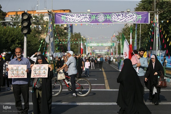 خروش غدیری مردم ایران؛ این بار برای فتح خیبر زمان-۲