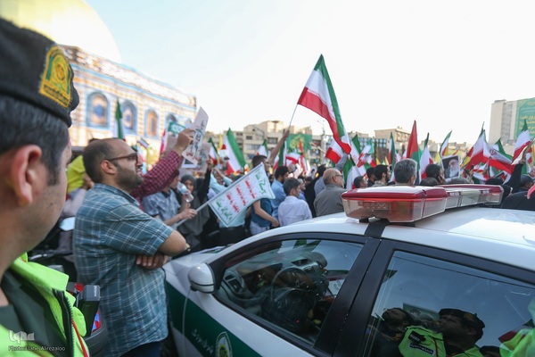 خروش غدیری مردم ایران؛ این بار برای فتح خیبر زمان-۲