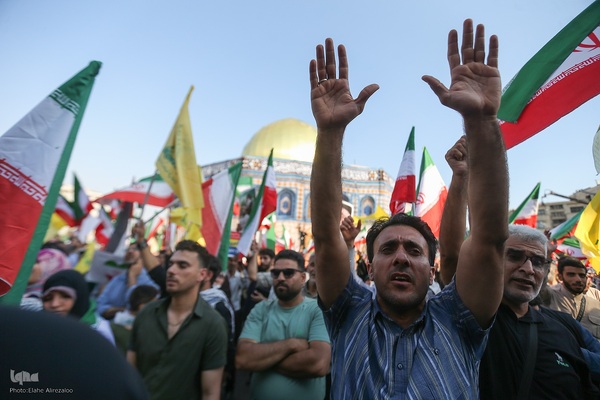 خروش غدیری مردم ایران؛ این بار برای فتح خیبر زمان-۲