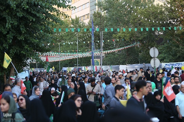 خروش غدیری مردم ایران؛ این بار برای فتح خیبر زمان-۲