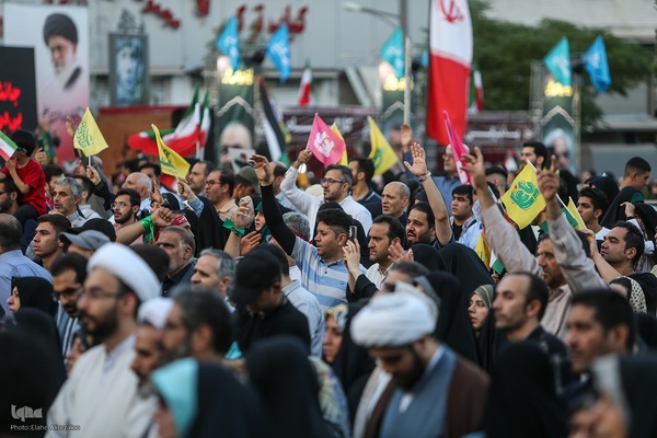 خروش غدیری مردم ایران؛ این بار برای فتح خیبر زمان-۲