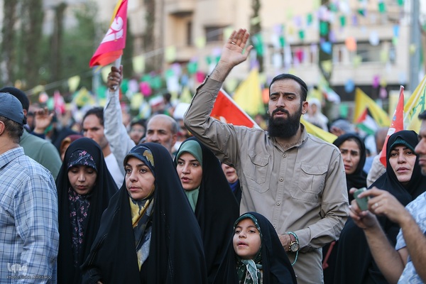 خروش غدیری مردم ایران؛ این بار برای فتح خیبر زمان-۲